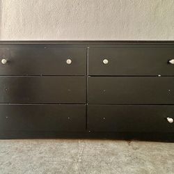 Black dresser chest of drawers