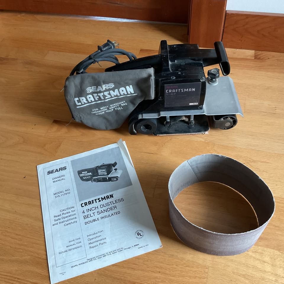 Vintage Craftsman 4 Inch Belt Sander