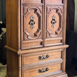Vintage Spanish Revival Armoire - Circa 1970s