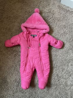 Baby Girl Snow Onesie