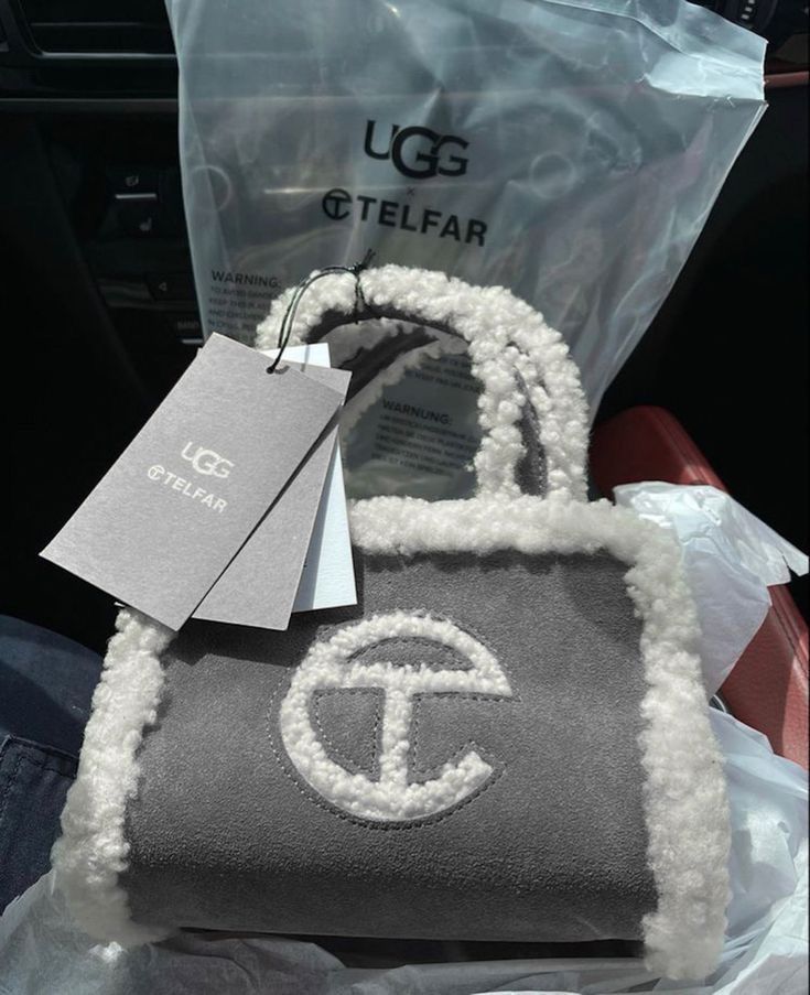 Smoky Grey Ugg Purse 