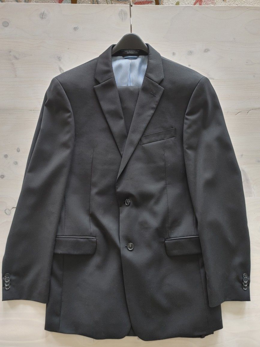 Mens Tommy Hilfiger Black Suit 