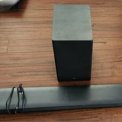 LG SOUNDBAR AND WOOFER
