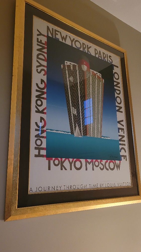 Framed Louis Vuitton Wall Art