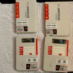 Lot Of 4 iPhone 12/ 12 Pro/ 12 Pro Max Aftermarket Screen Replacement
