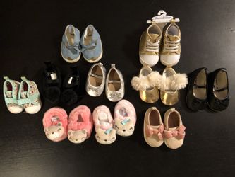 10 pairs of Baby Girl Shoes