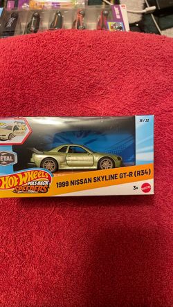 Hot Wheels Pull-Back Speeders 1999 Nissan Skyline GT-R R34