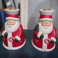 candle holder Santa