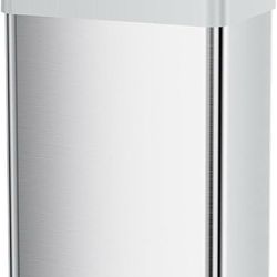 Sensor Trash Can, Touchless Motion Sensor Trash Bin, Smart Automatic Garbage Can with Soft-Close Lid, Bag Retainer Ring and Display Light,for Kitchen,