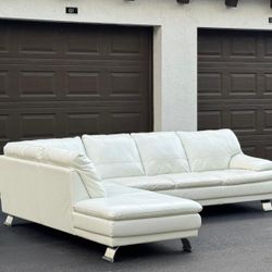 Sofa/Couch Sectional - Leather - Delivery Available 🚛