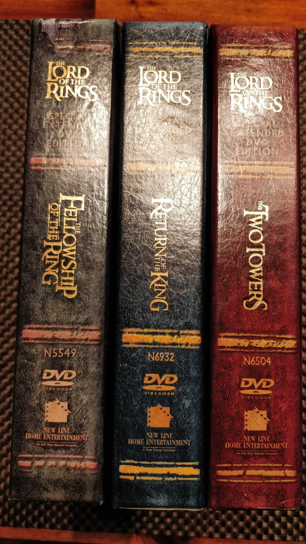 Lord of the Rings DVDs