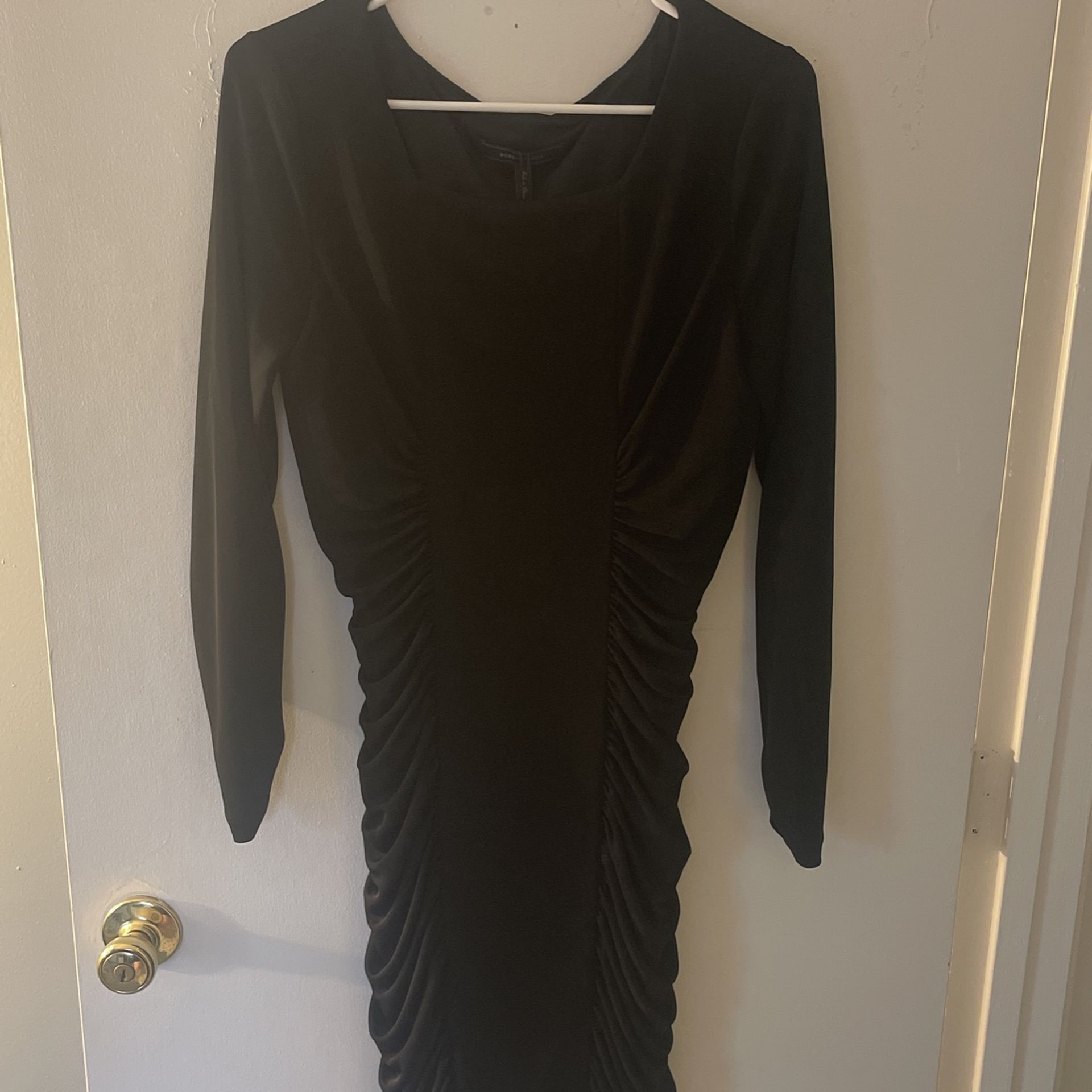 BCBG Fitted Black Dress