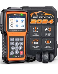 FOXWELL T2000 Pro TPMS Relearn Tool, Activate/Relearn All Sensors, TPMS Scan Tool Read/Clear DTCs, Read Sensor Data, Programming T10 Sensor / Scanner