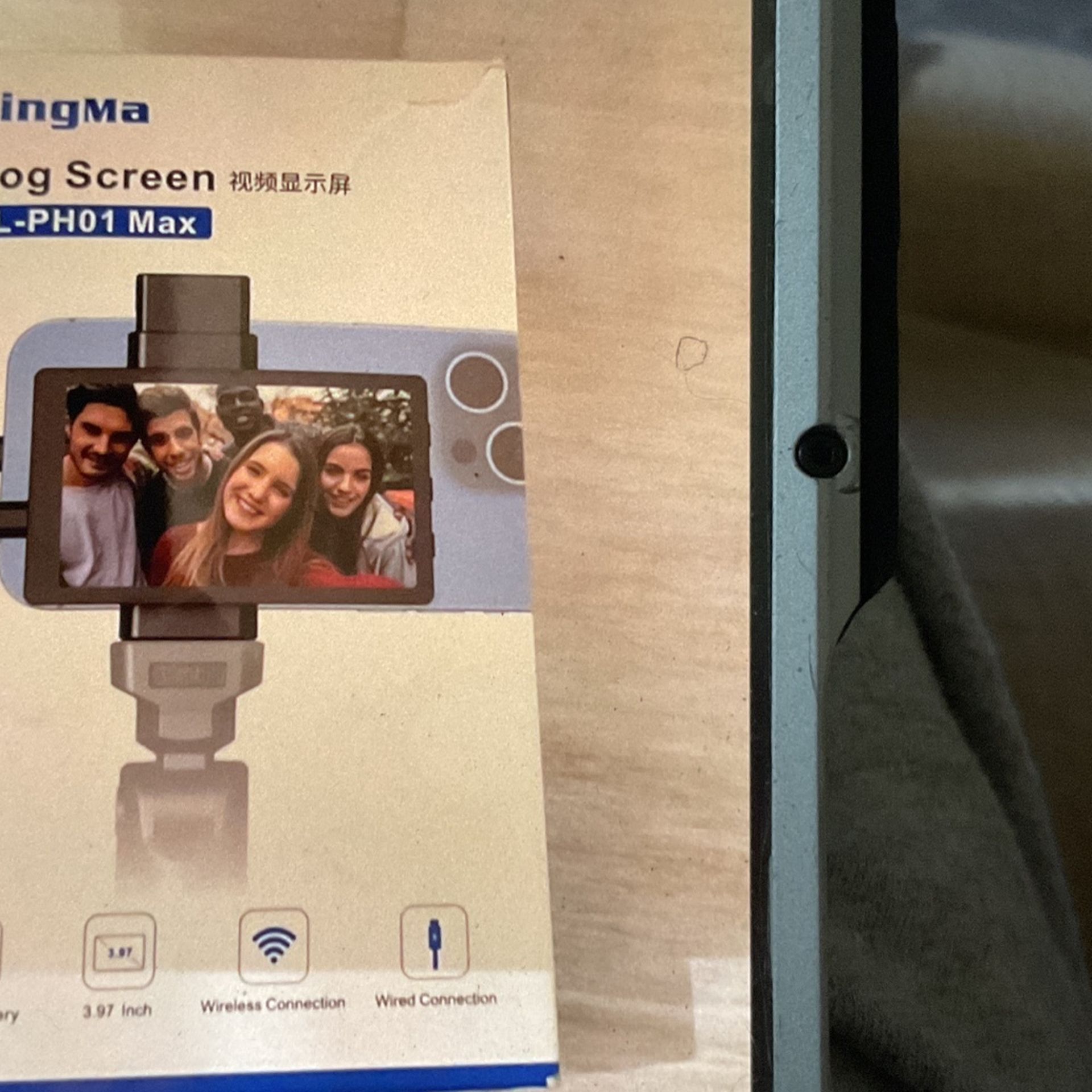 Kingma VL PH01 Max Vlog Screen. New Open Box
