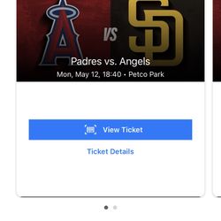 Padres Game Tickets