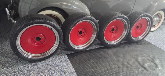 20x8 brand new set of wheels and tires