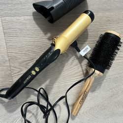 Conair curler + Giovann brush