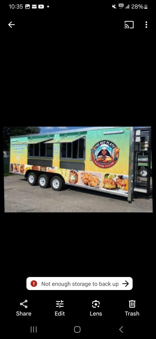 Brand New Custom Food Trailer