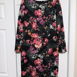 Brand New Natori Green w/Pink & Purple Flowers Dress - Size XS
