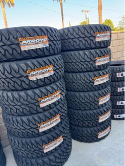 35x12.50r17 Arroyo tires nuevas  con 50,000 millas de garantía las 4
