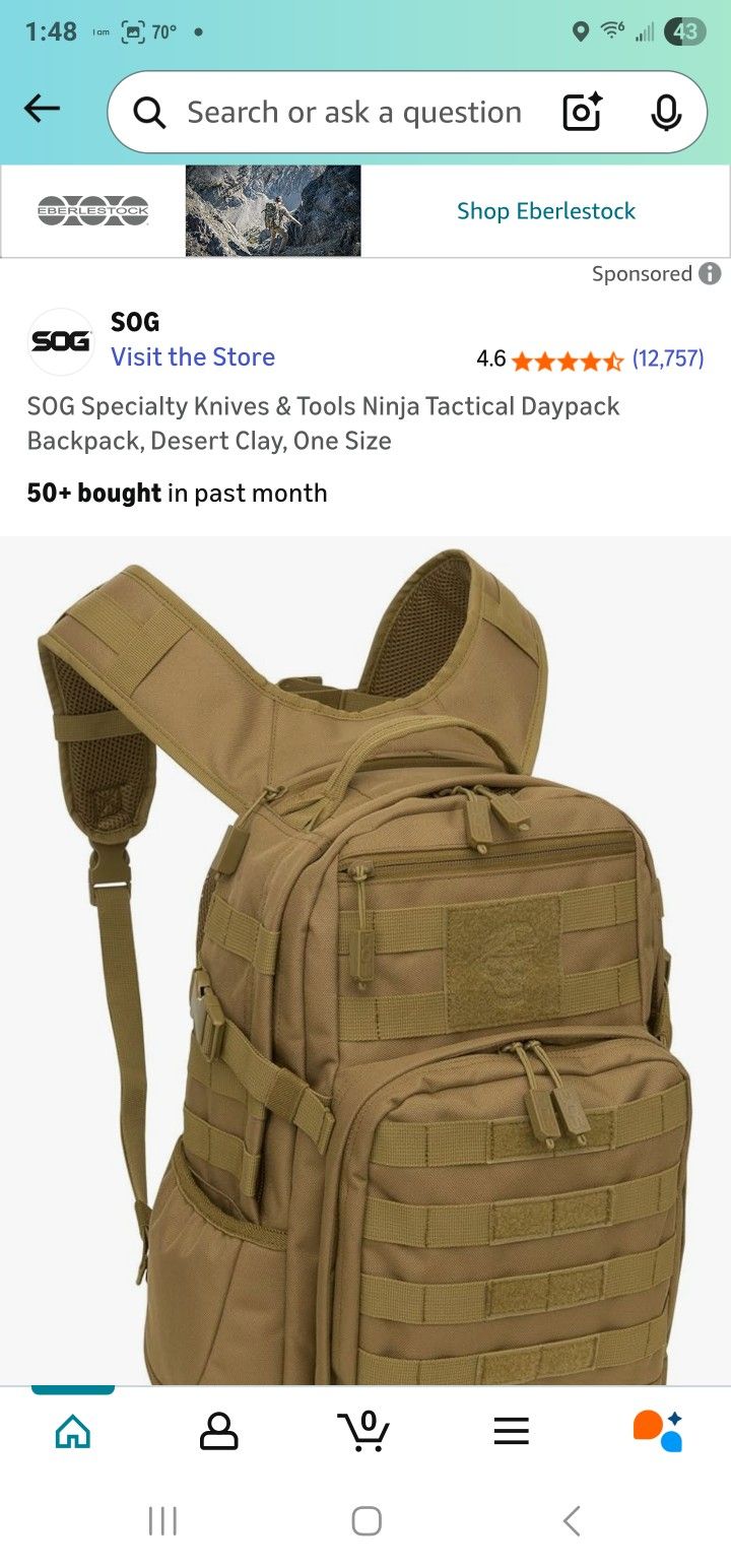 Sog Tactical Backpack