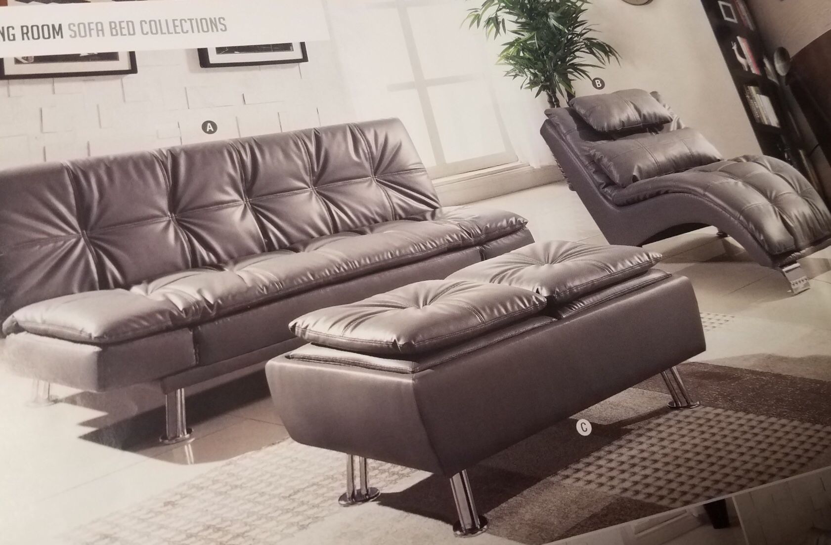 3 PCS Sofá Set in Offert (500096)