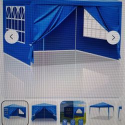 New!! 10x10' Gazebo 4 Wall Waterproof Canopy Tent For Party 