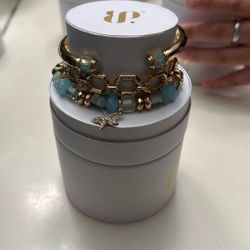 Bomb Party Starfish Sparkle Bracelet Stack