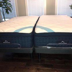 Split King Dreamcloud Premier Only 35 Days Old 