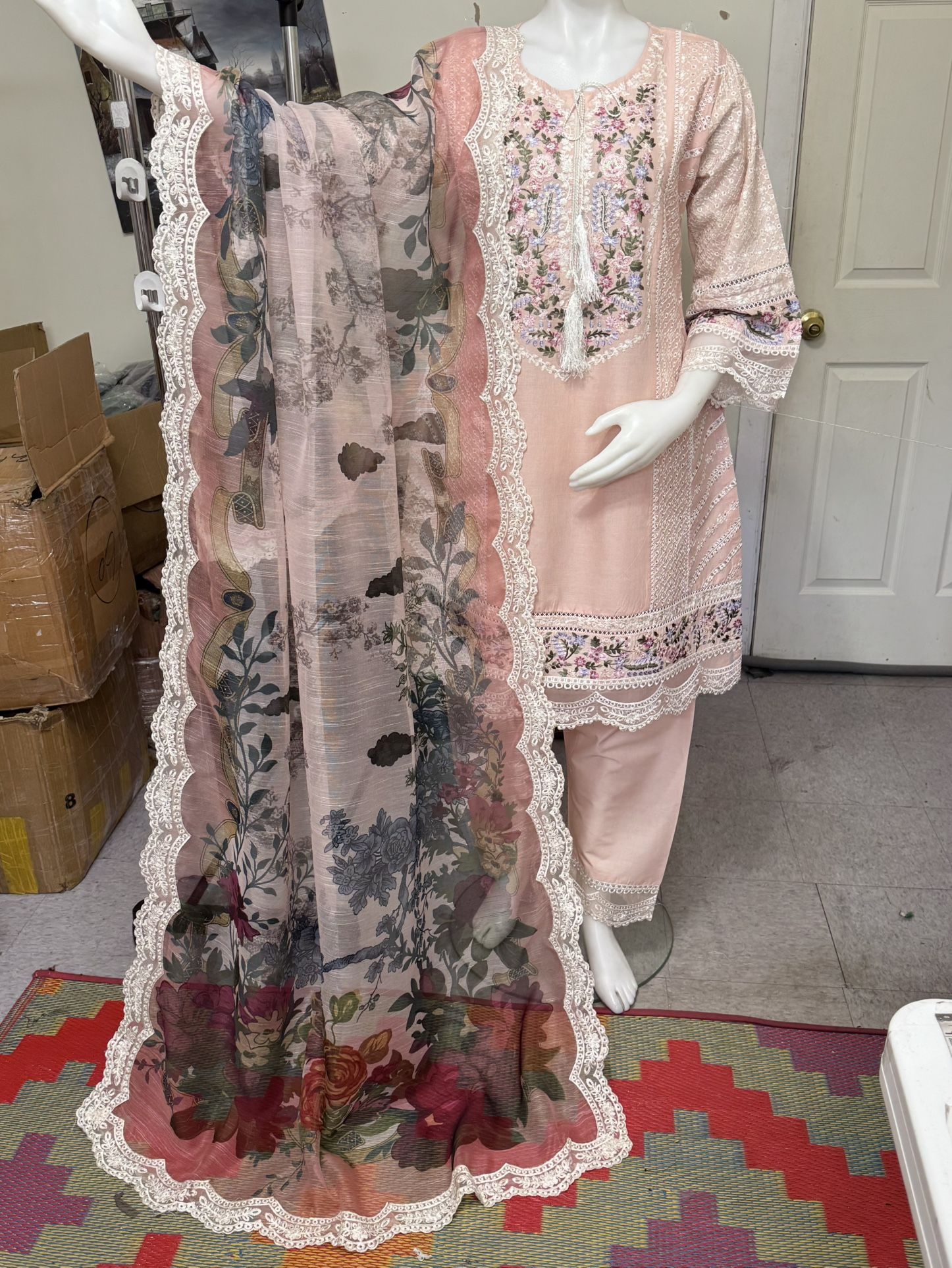 Pakistani Cotton Party Wear Dress