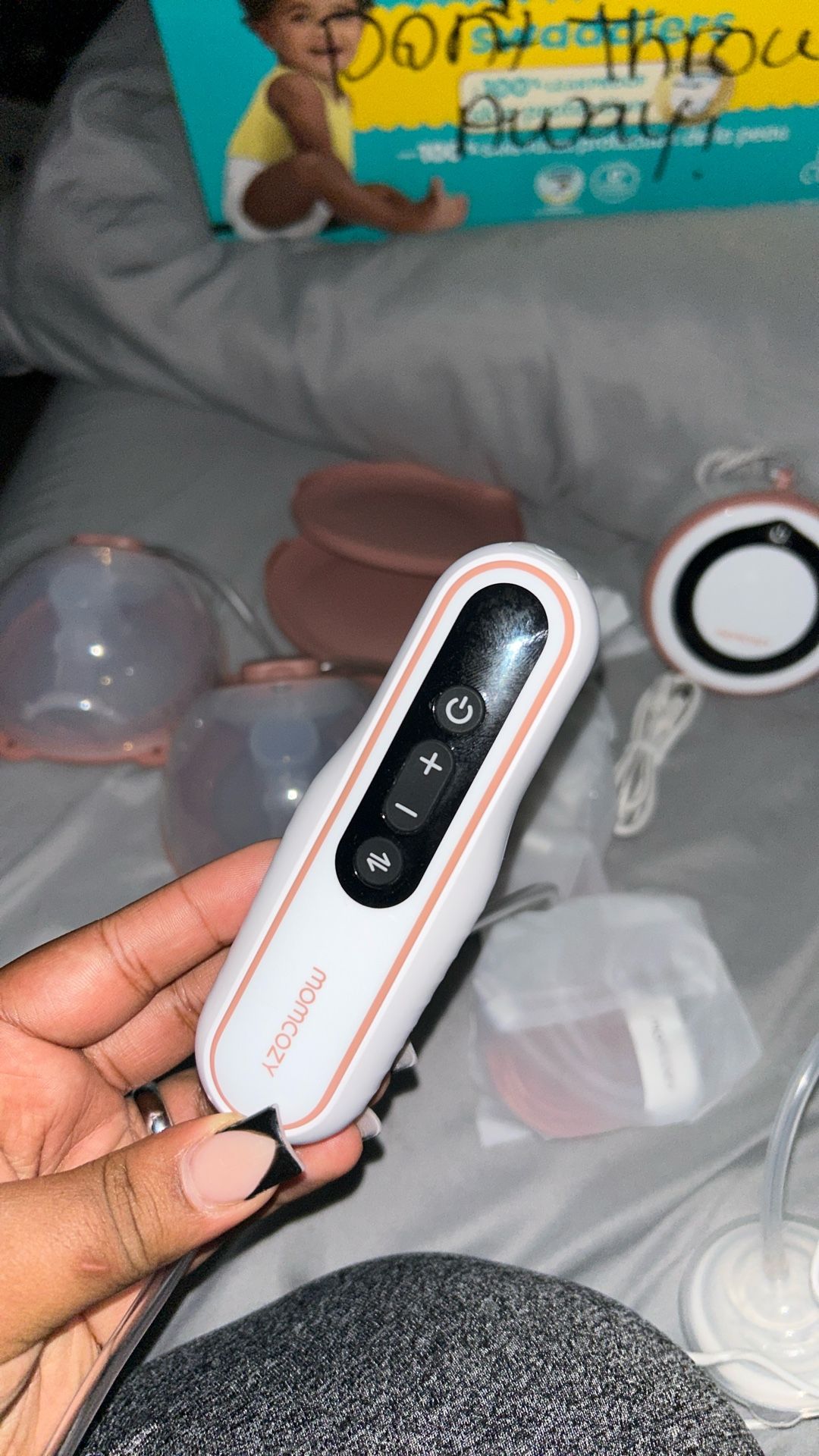 Momcozy V2 Pro Breast Pump And V1 Modem