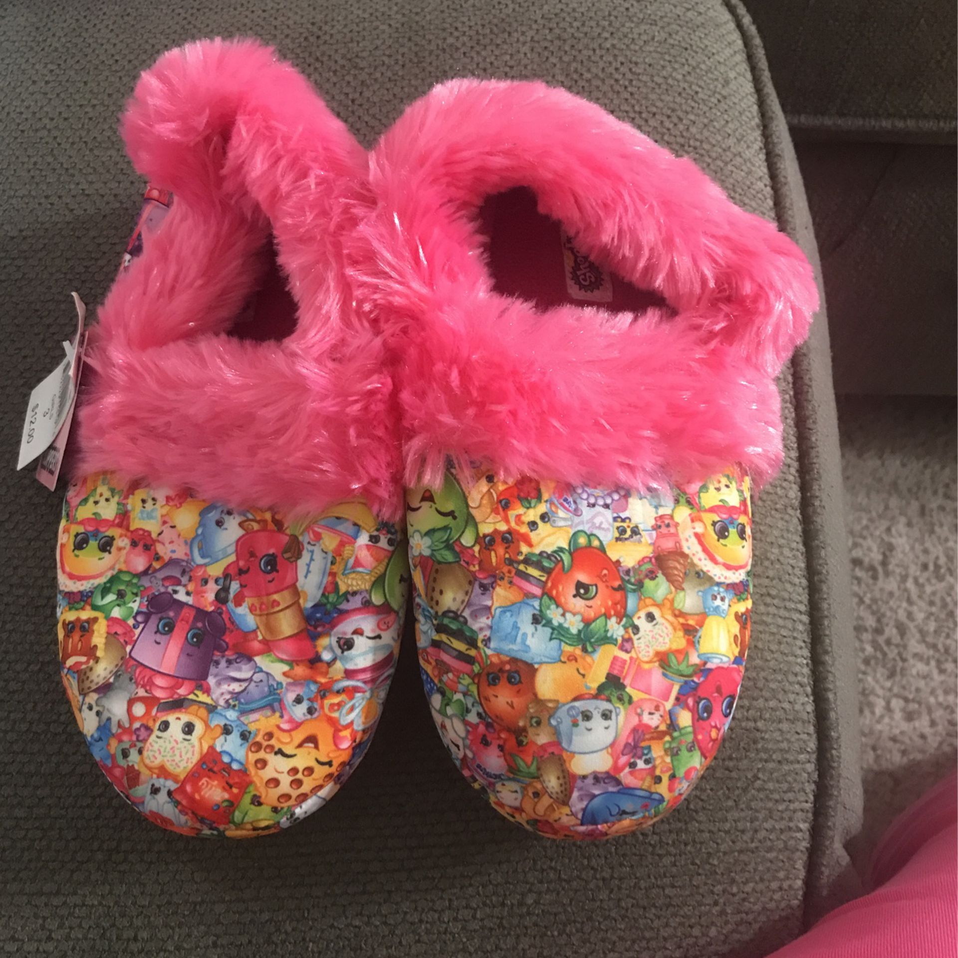 Children's Shopkins Girl Slippers New-3
