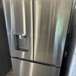 🎉🌆LG ThinQ Refrigerator Stainless Steel Counter Depth Craft ice🌆🎉