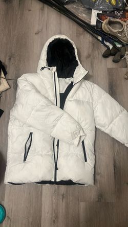 White Puffer H&M Brand New Size Medium 