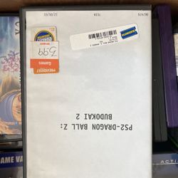 PS2 Dragon Ball Z