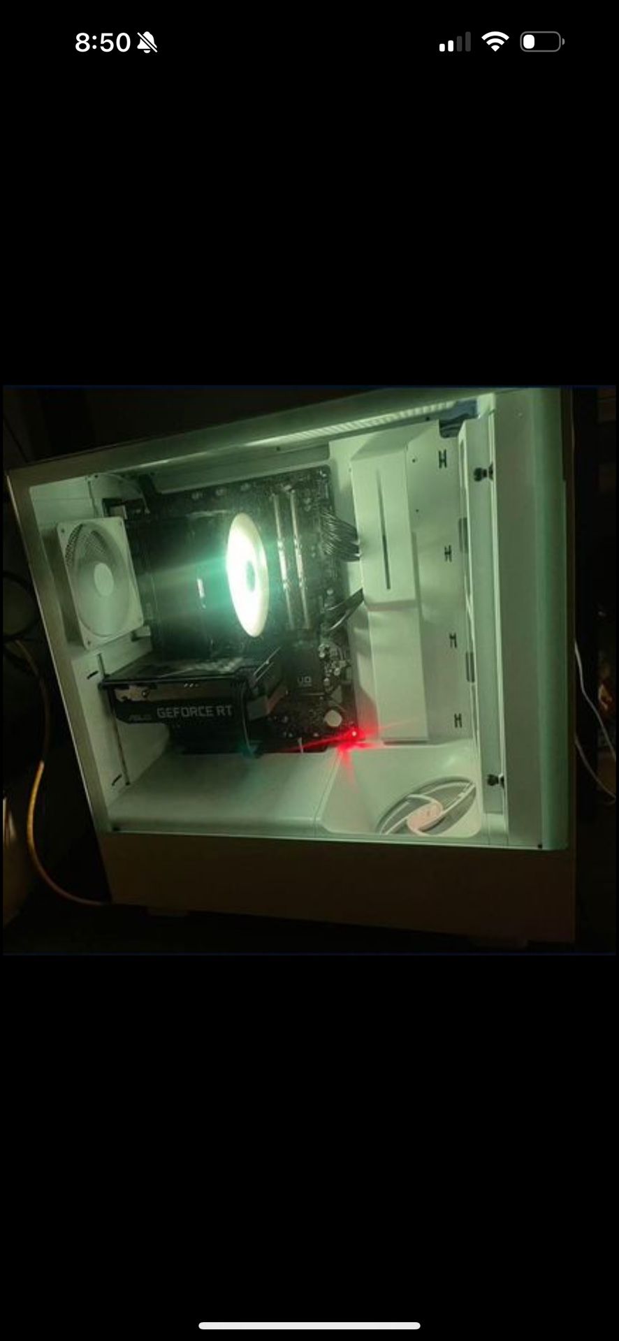 NZXT Player one PC RTX 3060 + 2 monitors.