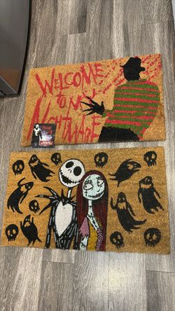 Halloween door mats