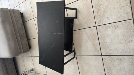 Black table for living room