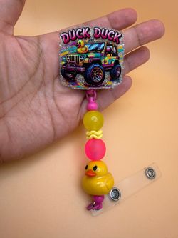 Jeep inspired badge reel