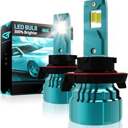 Car Headlight Bulbs H13-9008 LED Conversion Kit - High-Low Beam 10,000 Lumen-Pair 6500K Cool White, $30 for 2 pairs