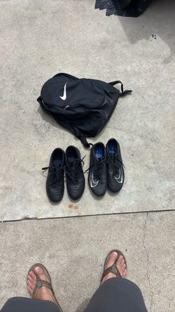 Soccer cleats/ bag