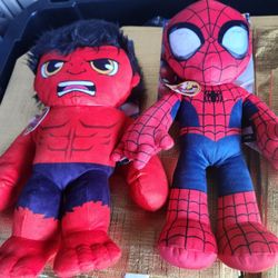 Red Hulk And Spiderman 