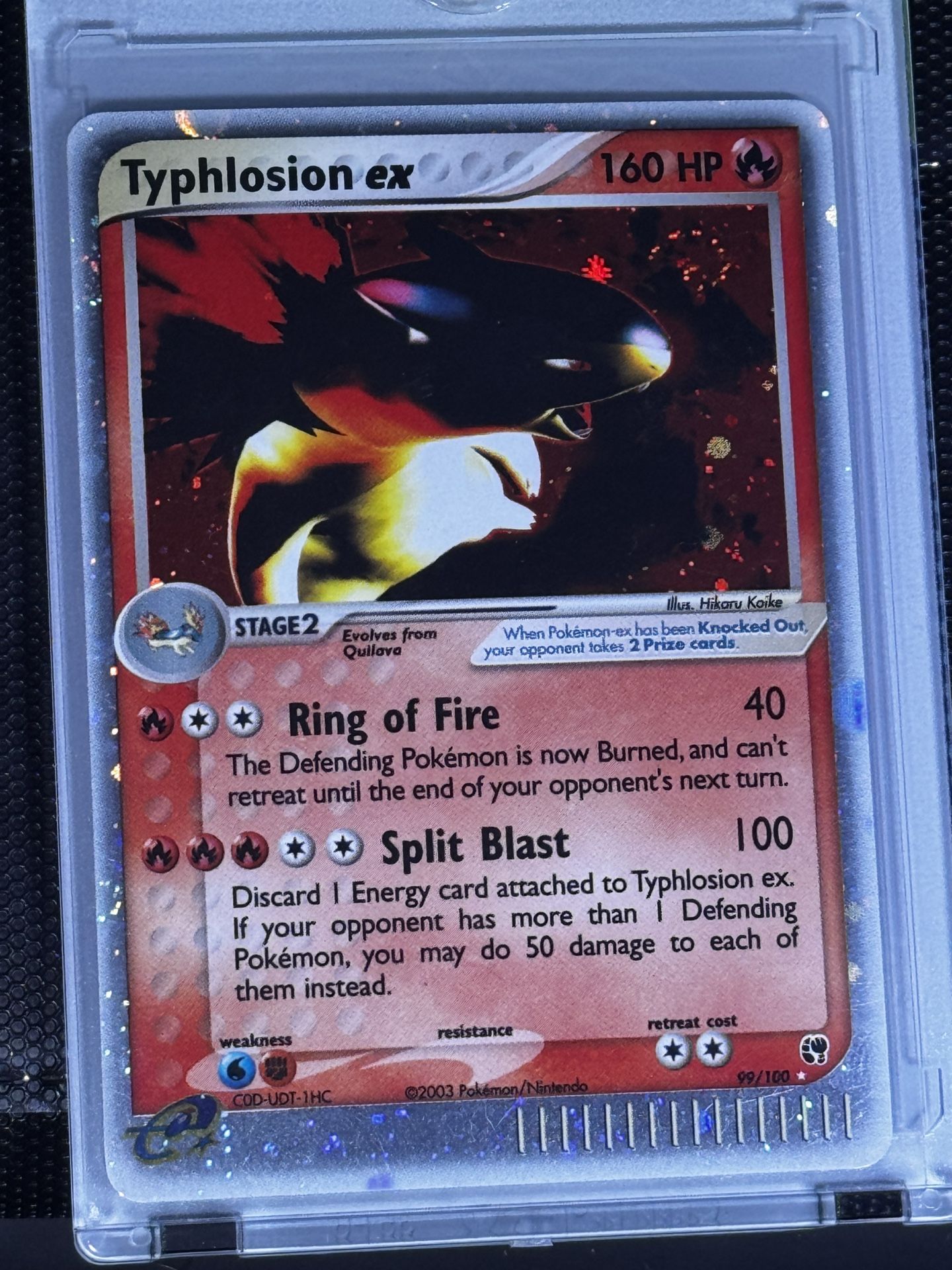 Sandstorm typhlosion EX