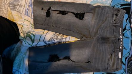 Advance Flex 360 Gray Distressed Jeans