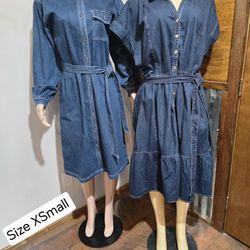 New Women's Blue Jeans Dress 15.00 Each 
