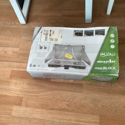 Coleman stove is still in the box 2 burner