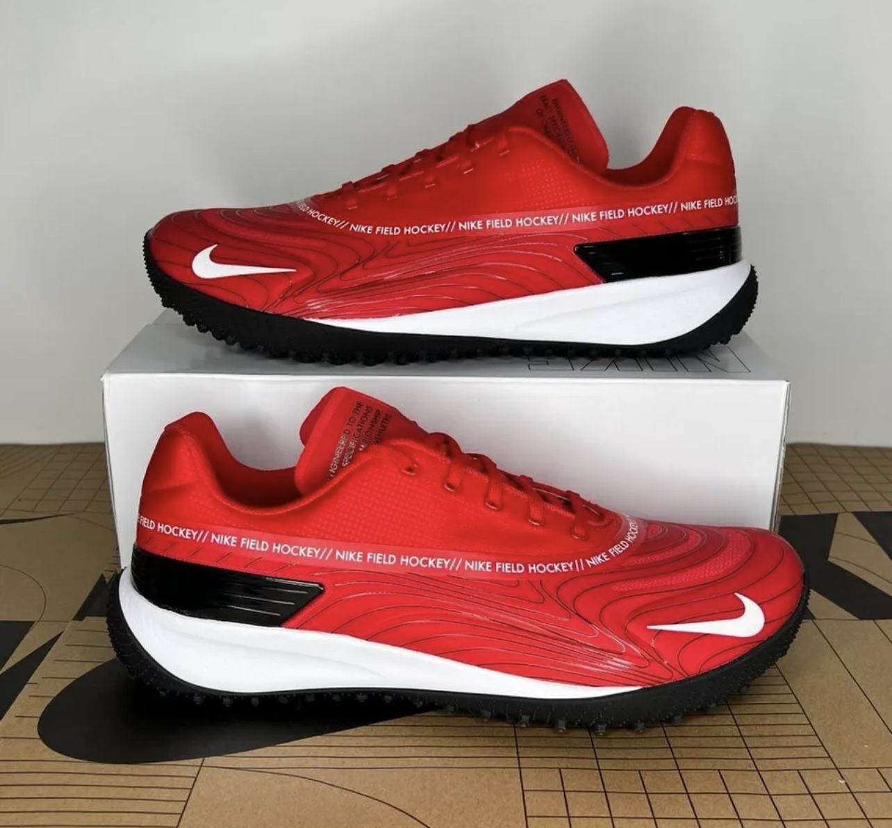 Nike Vapor Drive Turf Field Hockey Red Shoes MEN'S for Sale Riverside, CA - OfferUp