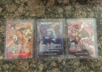 One piece tcg cards luffy