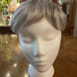 Like New Grey Women’s Wig, Hair Topper, or Hair Piece