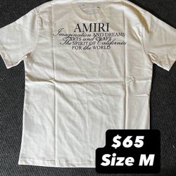 White Amiri Spirit T-shirt | Size Medium | Brand New In Bag